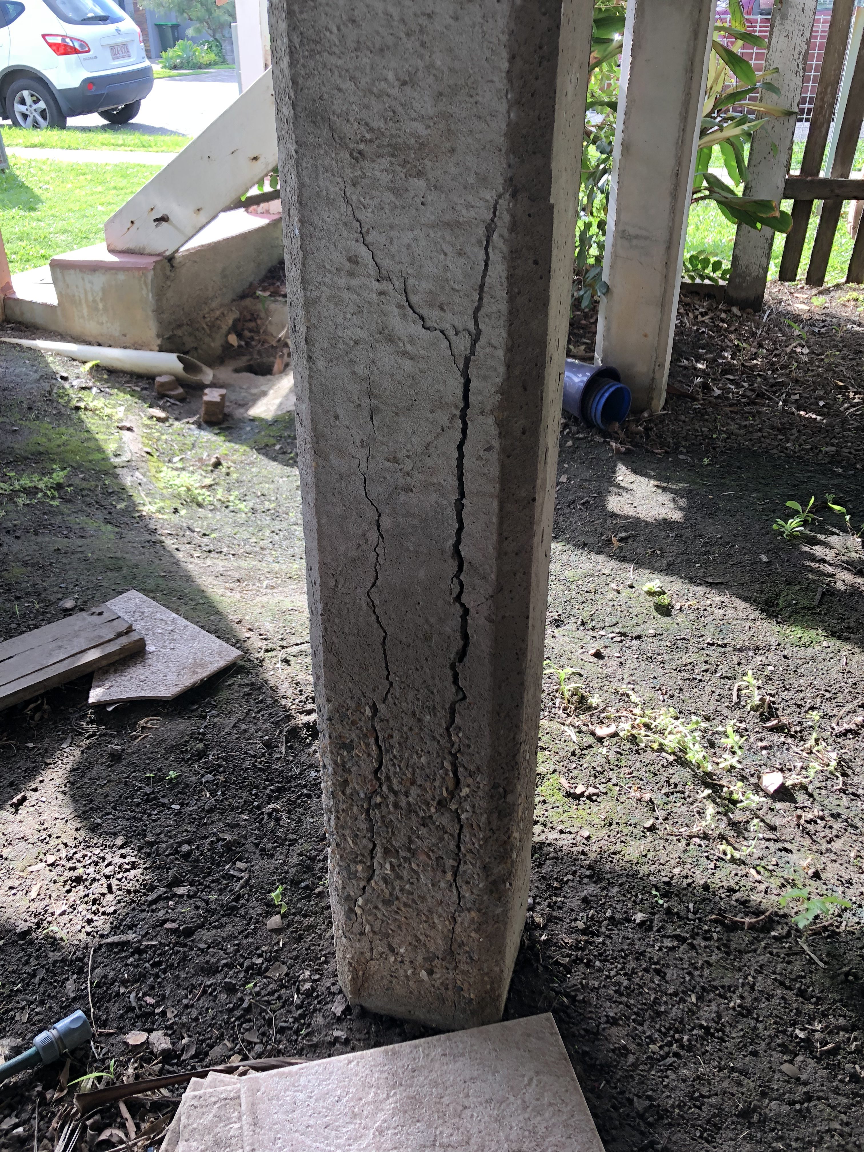 concrete cancer in house stumps